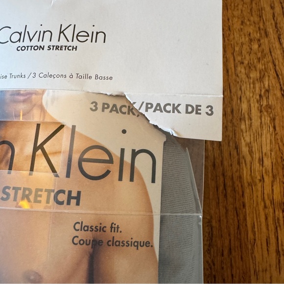 NWT Men's Calvin Klein 3-Pack Cotton Classics Boxer Briefs Set, size medium - Picture 4 of 13